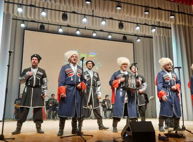 Ансамбль «Казачья застава» выступил в с. Неверкино